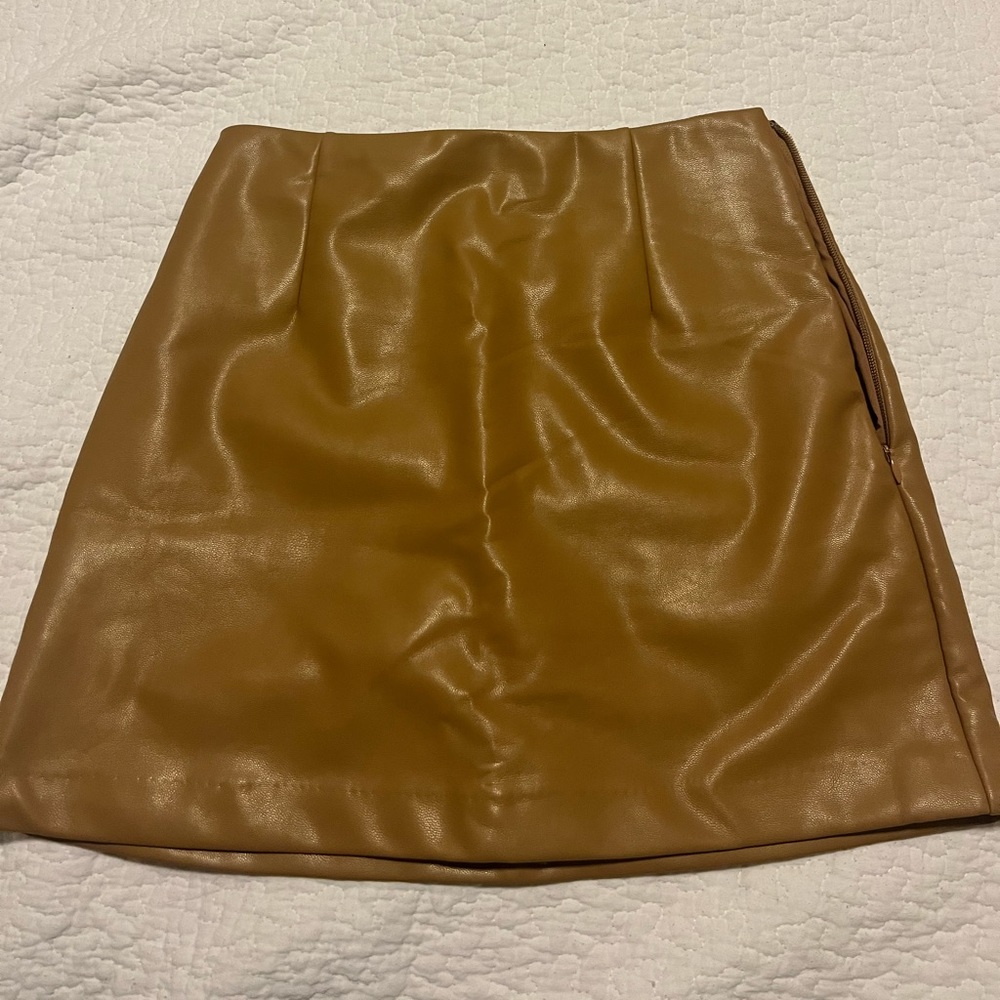 Abercrombie and Fitch Vegan Leather Skirt